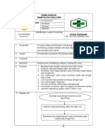 Sop Pemeliharaan Hematology Analizyr Ok