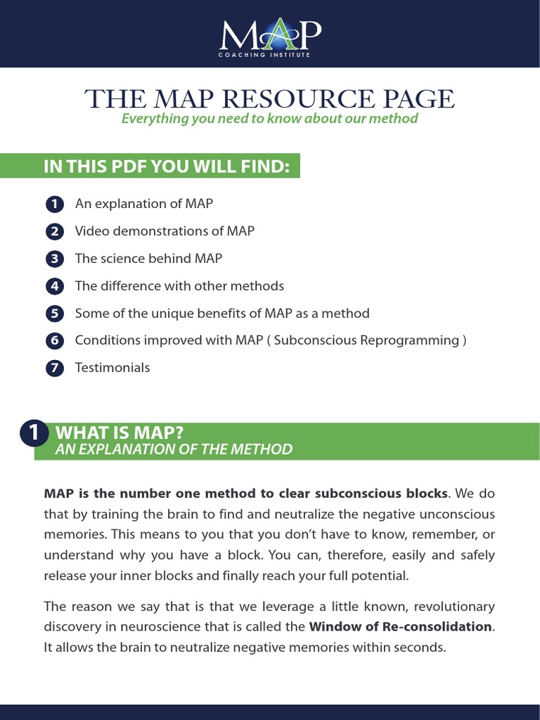 Map Minibook Printable-4 | PDF | Anxiety | Psychotherapy