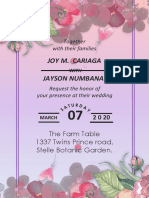 Joy Invitation