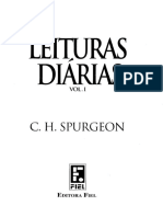 C. H. Spurgeon - Leituras Diárias Vol. I PDF