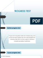 Sosialisasi Progress Test