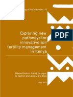 Exploring New Pathways For Innovative Soil Fertility Management in Kenya