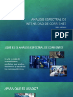 Analisis Espectral de Intensidad de Corriente