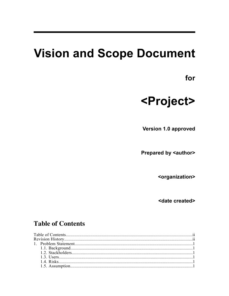 Vision and Scope | PDF | Databases | Information Science