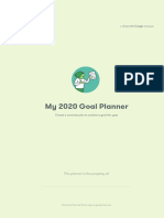 2020 Goal Planner en