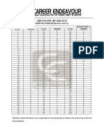 Csir Net JRF Answer Key Booklet C - Chemical Sciences