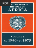 The Cambridge History of Africa, Volume 8 From C. 1940 To C. 1975 PDF