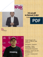 Biografi Ahmad Zaky