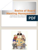 Basics of Board Meeting Mang Slides