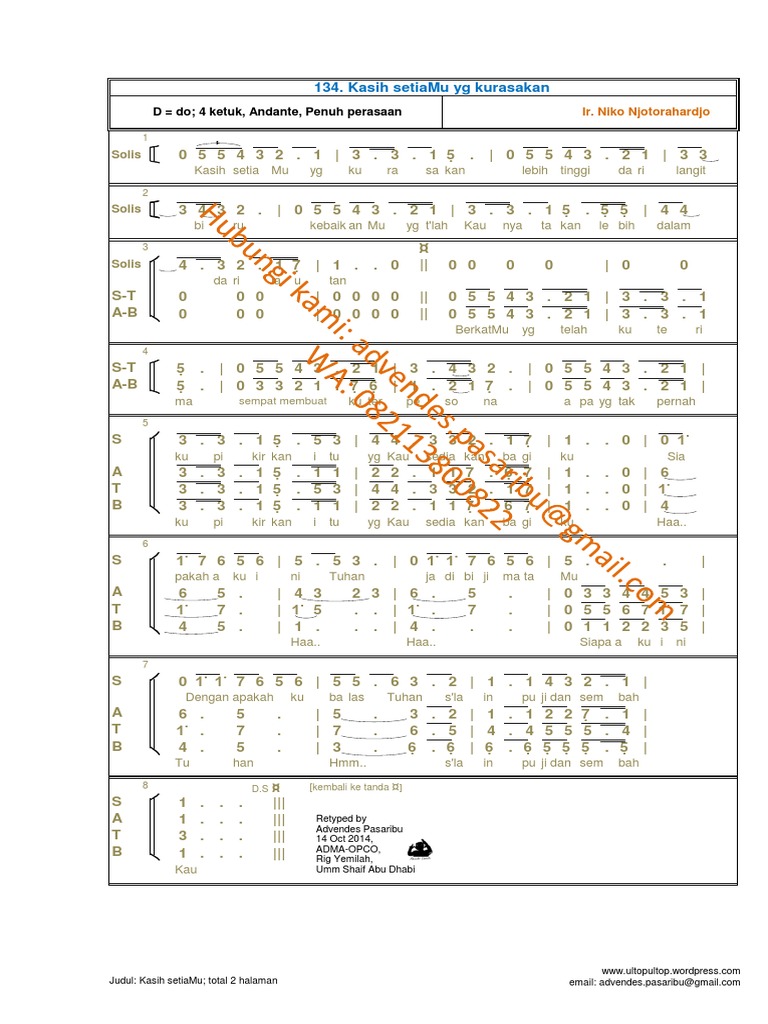 Kasih Setiamu Yg Kurasakan Pdf
