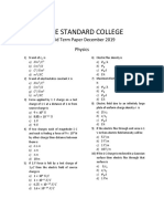 TSC Paper of Physics-1 (BS CS & IT Khichiyan Campus)