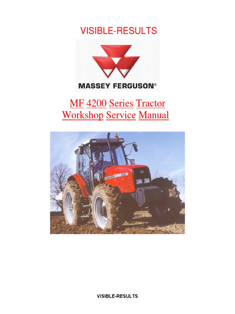 MF 4270 Tractor Workshop Manual | PDF