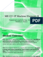 ME122-1P Rolling Elements and Cam and Its Nomenclature PDF