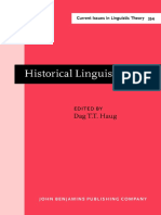 (Current Issues in Linguistic Theory 334) Dag T.T. Haug, Eiríkur Kristjánsson-Historical Linguistics 2013_ Selected papers from the 21st International Conference on Historical Linguistics, Oslo, 5-9 A.pdf