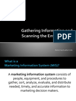 Gathering Information and Scanning The Environment