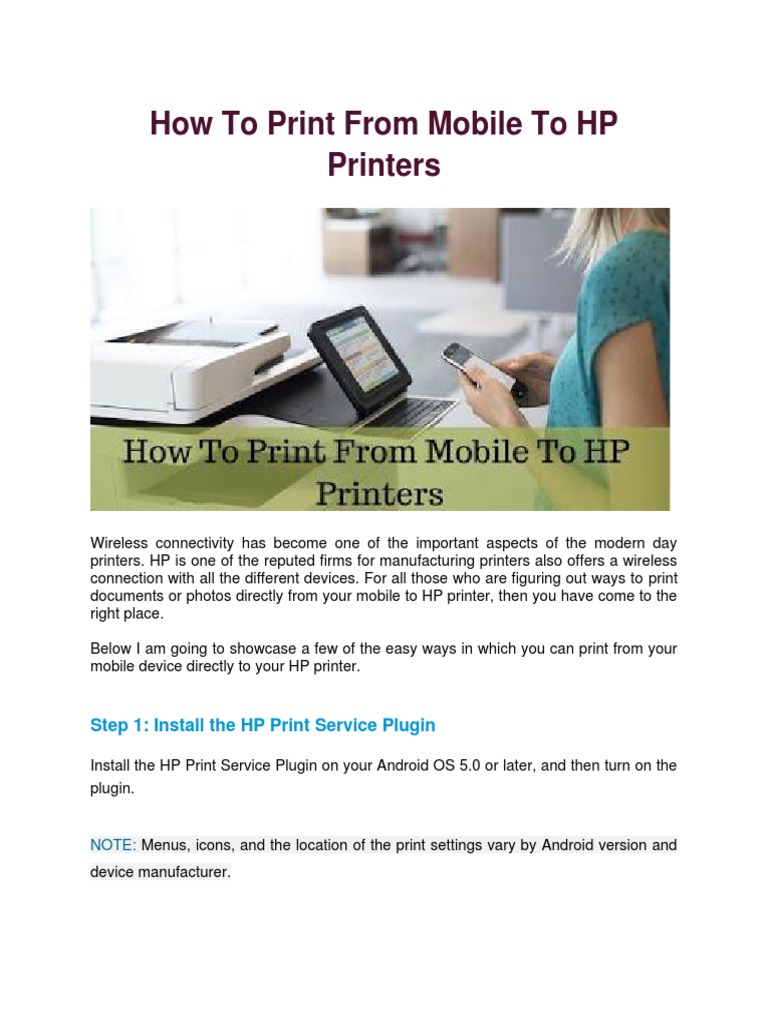 hp print service android
