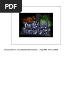 Introduction To Java Distributed Objects - Using RMI and COR