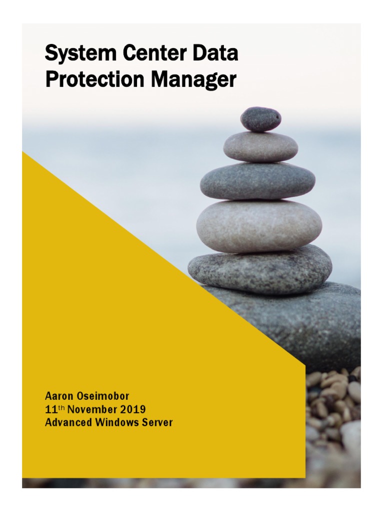 System Center Data Protection Manager | PDF | Backup | Microsoft Azure