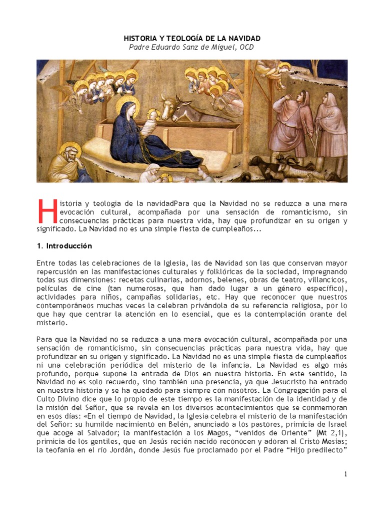 Origen y Significado de la Navidad | PDF | Navidad | Jesús