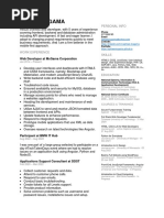 Curriculum Vitae of Aphiwe Magama