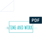 Time and Work PDF