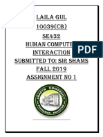 Assignment 1 HCI 10039
