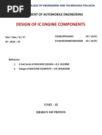 IC Engines Design Book PDF | PDF | Piston | Buckling