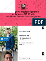 NAVTechDays2019 - Unlocking New Integration Potential For Dynamics 365 BC With Azure Event Grid and Azure Integration