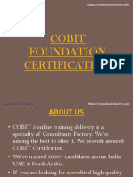 Cobit Foundation Certification