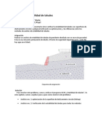 Análisis de Estabilidad de Taludes