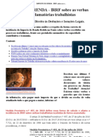 IMPOSTO DE RENDA - IRRF sobre as verbas recebidas em reclamatórias trabalhistas - a knol by Alexandre Röehrs Portinho