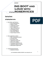 SpringBootMicroservicesContent PDF