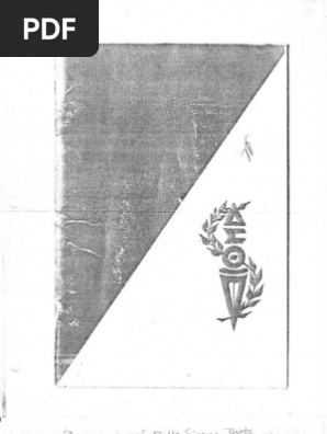 Ritual Of Delta Sigma Theta Sorority Incorporated Pdf Nature