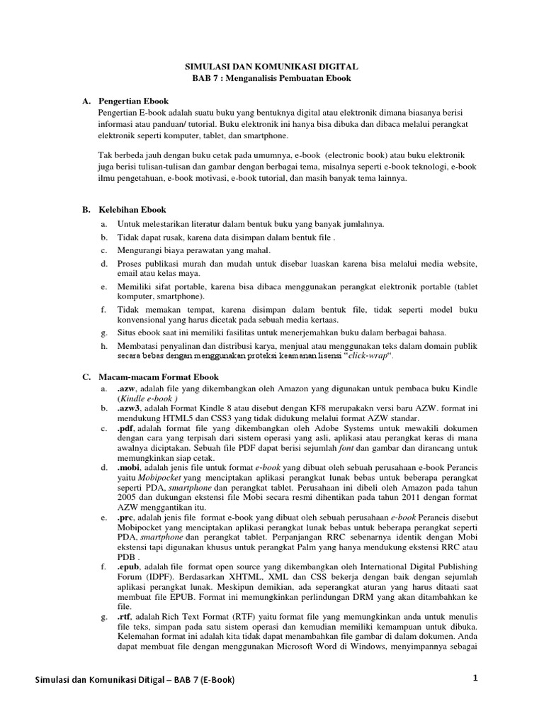 Bab 7 E Book Pdf