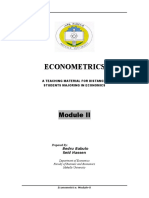 Econometrics moduleII