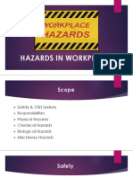LEC 2 HAZARDS IN WORKPLACE