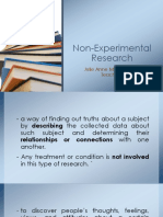 Non Experimental Research PDF