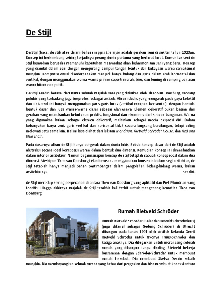 De Stijl Pdf