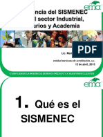 1 Imp Del Sismenec para La Industria Usuarios y Academia