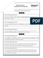 Speaking - Example - Problem - Tasks