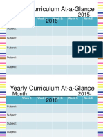 Yearly Curriculum at A Glance-Happy Day