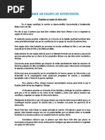 Manual para Intercesores en Iglesias | PDF | Intercesión | Oración