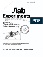 Skylab Experiments. Volume 1 Physical Science, Solar Astronomy