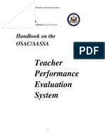 Teacher Performance Evaluation System Handbook