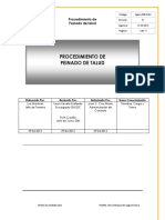 Sgom-028-0184 - Sgom-028-0184 Procedimiento Peinado de Talud