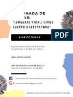 Afiche II Jornada Letras