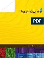 Rosetta Stone Course Content PDF