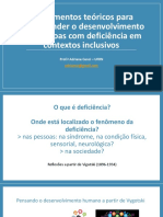 os fundamentos teóricos para entender o desenvolvimento das pessoas com deficiência em contextos inclusivos