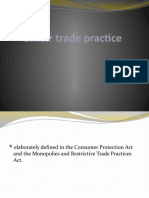 Unfair Trade Practice