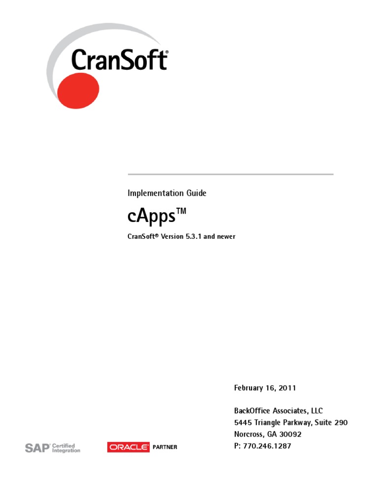 Capps Implementation Guide CS 5.3.1 | PDF | Web Application ...